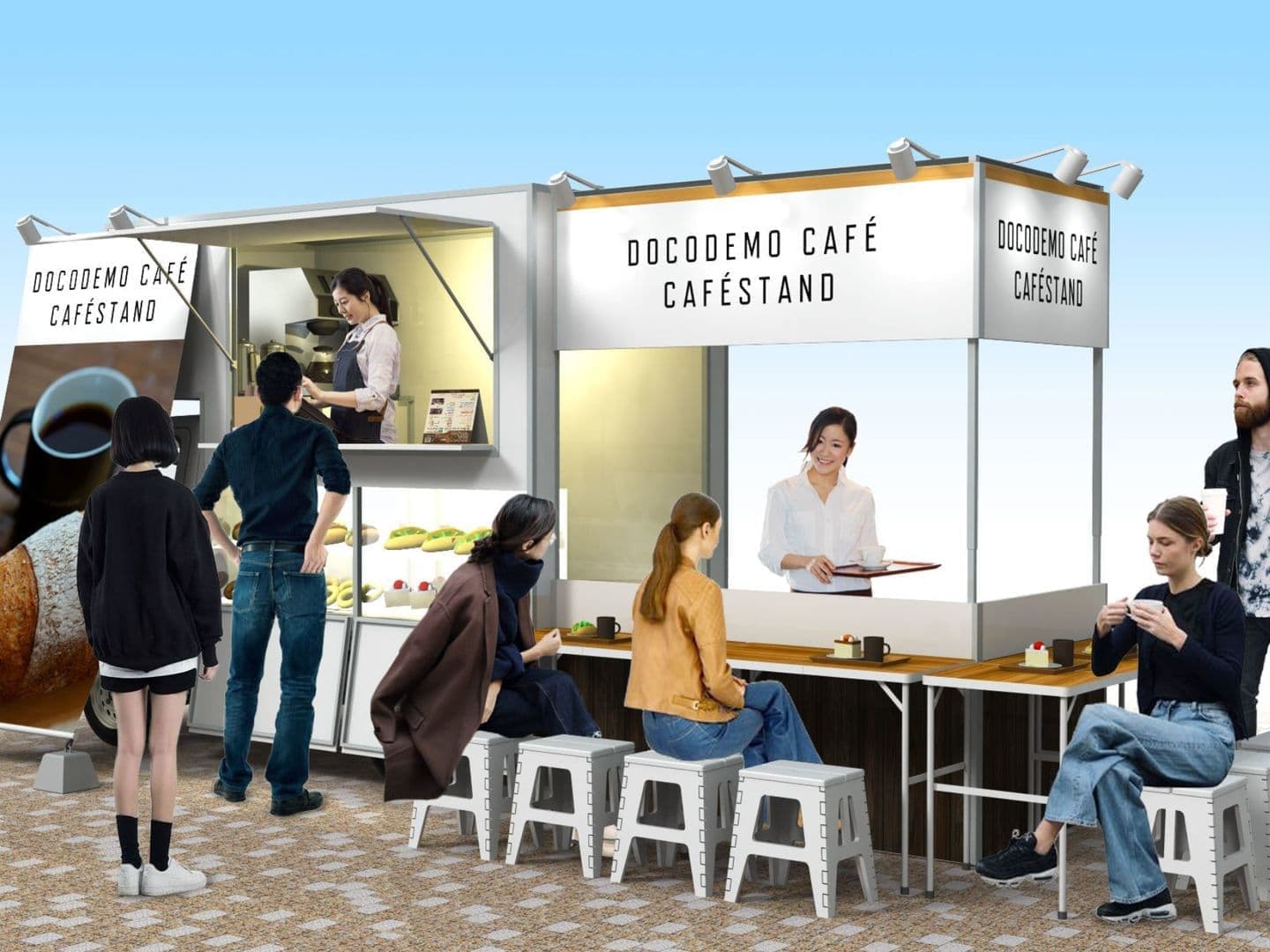 オープンカフェ